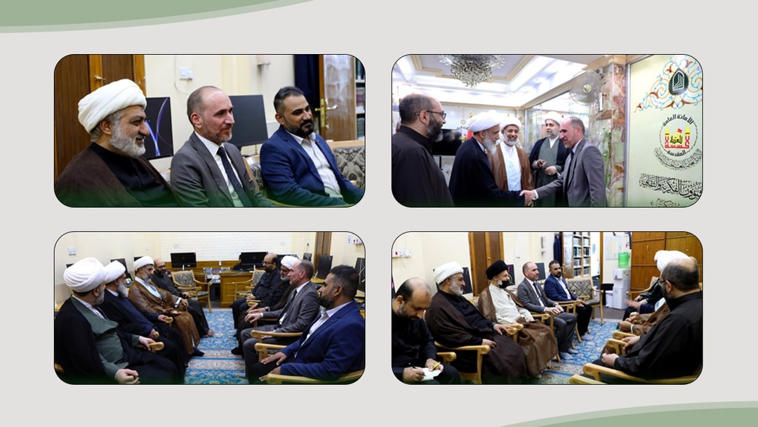زيارة وفد مؤسسة وارث الأنبياء إلى قسم الشؤون الفكرية في العتبة الحسينية المقدسة