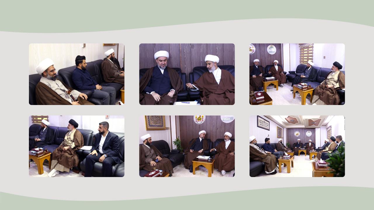 وفد قسم وارث الأنبياء يزور قسم دار القرآن الكريم