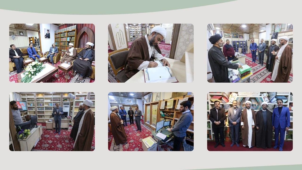 زيارة وفد مؤسّسة وارث الأنبياء لمركز تراث البصرة