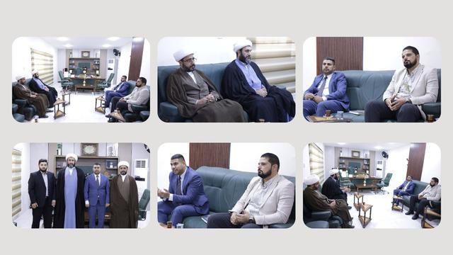 وفد مؤسسة وارث الأنبياء يزور كلّية الإمام الكاظم (ع)/ أقسام بابل