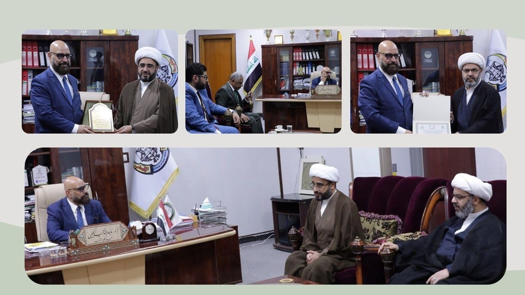 زيارة وفد مؤسسة وارث الأنبياء إلى كلية الآداب جامعة البصرة