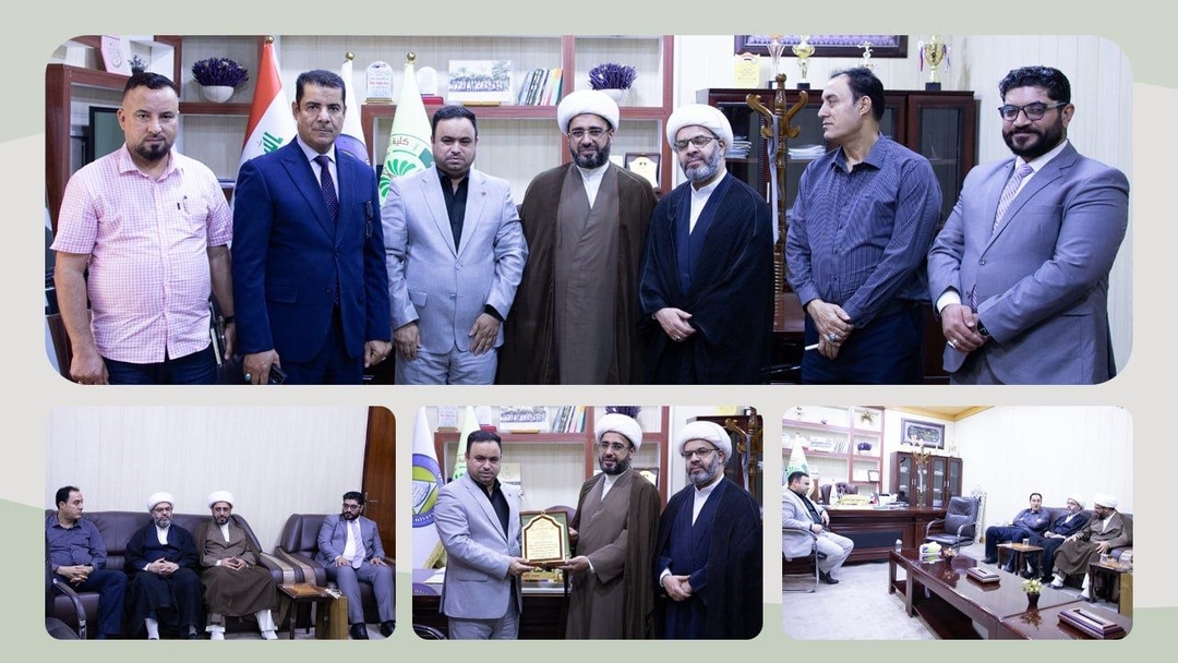وفد مؤسسة وارث الأنبياء يزور كلية التربية للعلوم الإنسانية جامعة البصرة