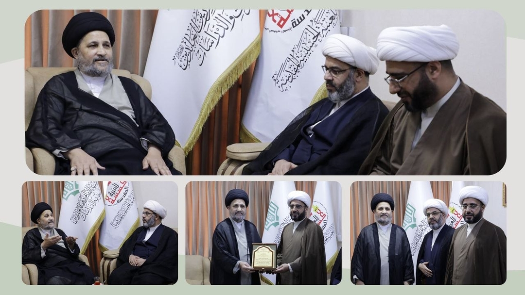 وفد مؤسّسة وارث الأنبياء يزور سماحة السيد غسان الخرسان