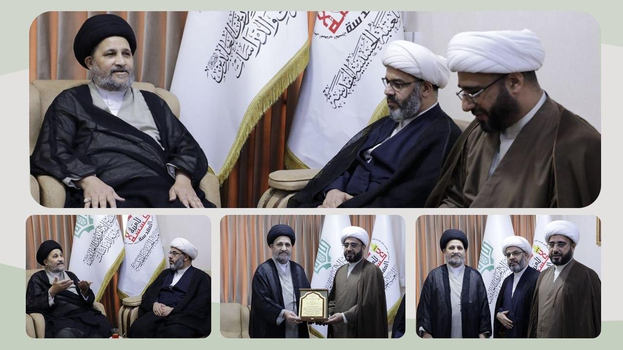وفد مؤسّسة وارث الأنبياء يزور سماحة السيد غسان الخرسان
